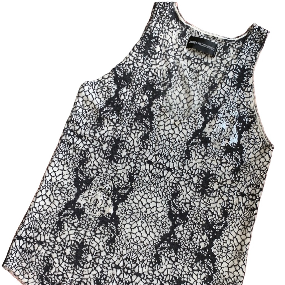 ZADIG&VOLTAIRE DELUXE Joss CP Cashmere Tank Women’s Medium